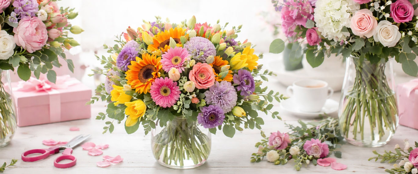 букеты цветов